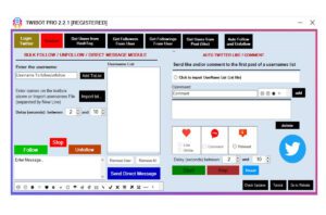 Twitter Bot-Pro by https://botmastermediaplus.com/